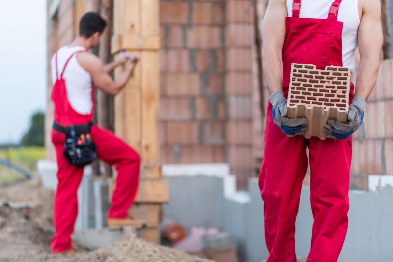 Our team working on Masonry Service projects in Overland Park, KS