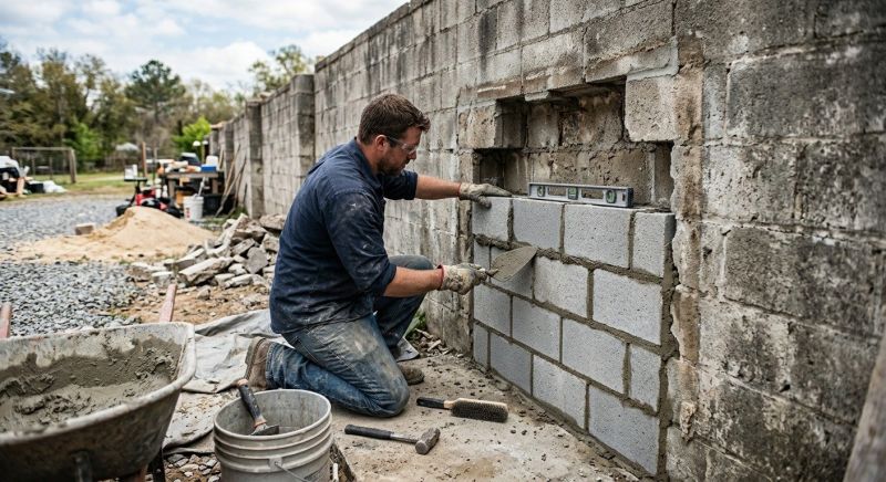 Block Wall Repair in Blue Springs, MO
