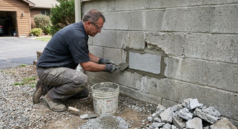 Block Wall Repair in Kansas City, KS