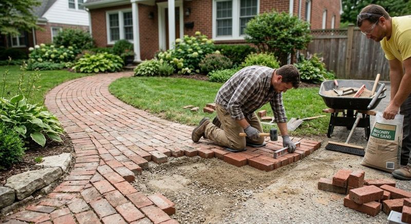Brick Flatwork Repair in Kansas City, KS