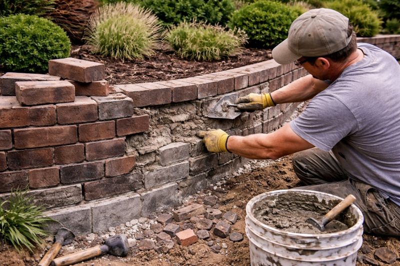 Brick Wall Repair in Bonner Springs, KS