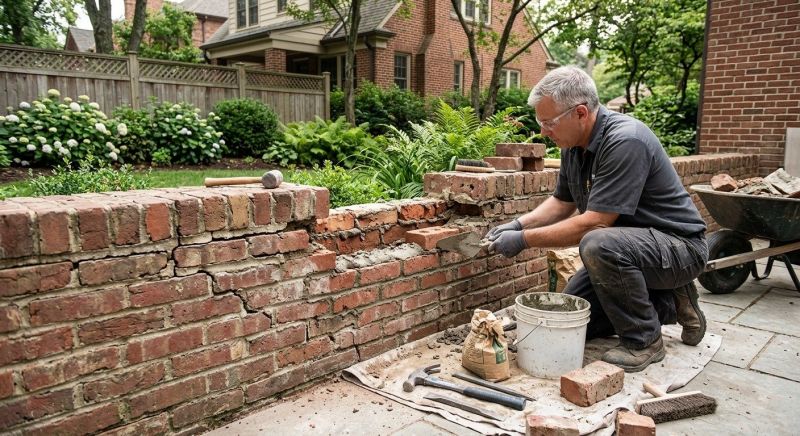 Brick Wall Repair in Lees Summit, MO