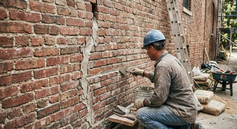 Brick Wall Repair in Overland Park, KS