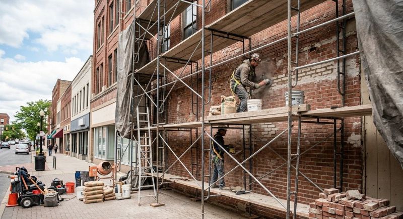 Commercial Masonry Repair in Mission, KS