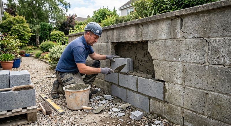 Concrete Block Repair in Belton, MO