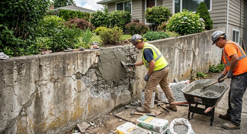 Retaining Wall Repair in Johnson County, KS