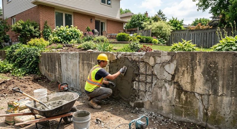 Retaining Wall Repair in Lenexa, KS