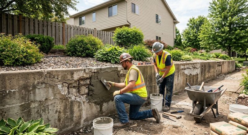 Retaining Wall Repair in Olathe, KS