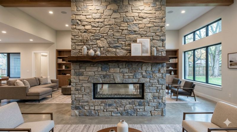 Stone Chimney Installation in Louisburg, KS
