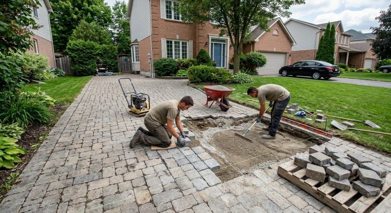 Stone Driveway Repair in Overland Park, KS