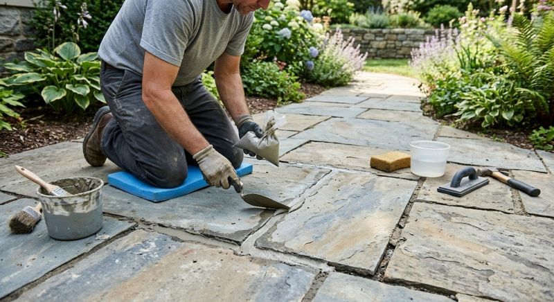 Stone Driveway Repair in Overland Park, KS