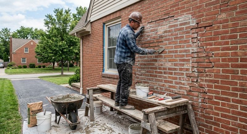 Stone Masonry Repair in Lansing, KS