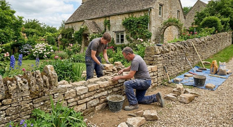 Stone Wall Repair in Clay County, MO