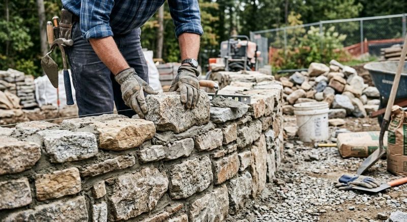 Stonework Installation in Lees Summit, MO