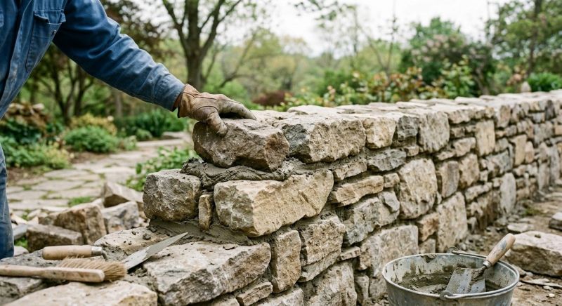 Stonework Installation in Louisburg, KS