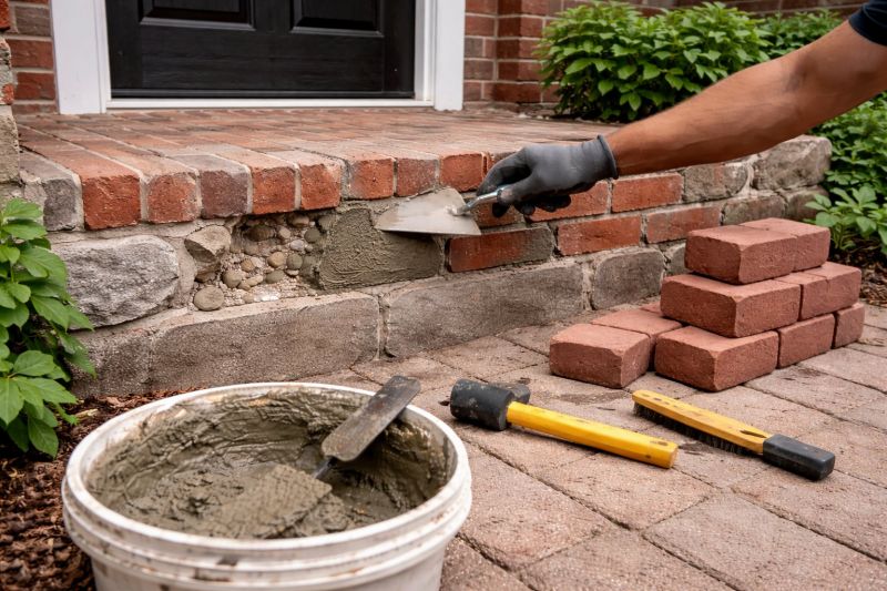 Stonework Repair in Linwood, KS